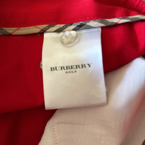 BURBERRY GOLF Red Pants. SZ 4 to 6 - Picture 8 of 9